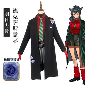 Texas Cosplay Anime Game Arknights Costume Fashion Sweet Combat Uniform Full Set Halloween Party Role Play Clothing New