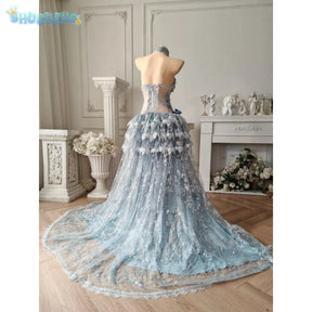 Anime HMS Cheshire Azur Lane Cosplay Costume Women 2025 New Wedding Long Dress Headwear Gloves Props Wig Uniform Halloween Set