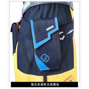 Game Waylay VALORANT Cosplay Costume Jumpsuit backpack waist bag necklace ear clip set Halloween casual for men women uniform