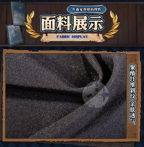 Shusheng-R Identity V Composer Cosplay Frederick Kreiburg Costume Shirt pants belt accessorie prop Halloween party fashion men women set