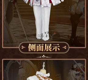 Identity Ⅴ Joseph Desaulniers Photographer Cosplay Costume Halloween party glamorous uniform accessorie props wig men women Set