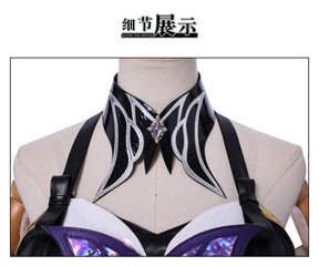 New Honor Of Kings A Ke Cosplay Costume Tops Skirt Sleeves Set For Game Party Custom Made