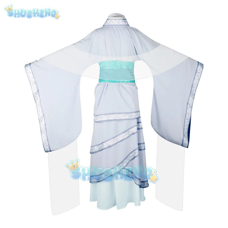 Anime The Apothecary Diaries Jinshi Cosplay Costume White Dress Headwear Earrings Kusuriya No Hitorigoto Maomao Women Outfit Cos