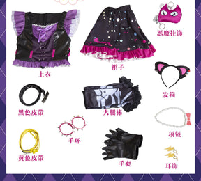 Anime Aikatsu! Hoshimiya Ichigo Cosplay Costume Sweet Devil Evening party Dress female Lolita in stock