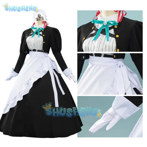 Anime Kimi Wa Meido-sama Yuki Yokoya Cosplay Costume Xue Maid Dress Uniform Hairband Hitoyoshi Yokoya Halloween Party for Women