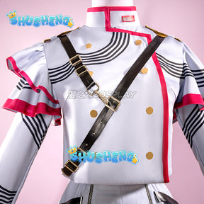 Vtuber Kasane Teto Cosplay Costume UTAU Anime Clothing Synthesizer V Teto's Wigs Halloween Virtual Singer Costume