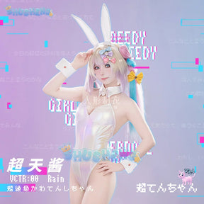Game NEEDY GIRL STREAMER OVERDOSE KAngel/Ame-Chan Cosplay Costume Rabbit Girl Outfit Halloween Carnival Party Clothing