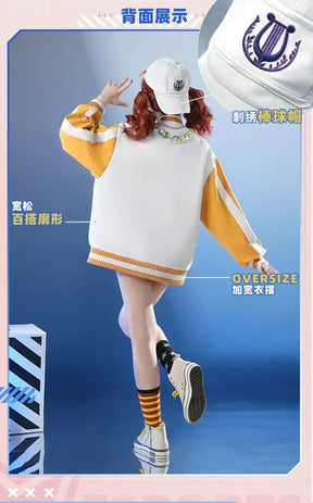 Identity Ⅴ Cheerleader Cosplay Costume Lily Ballier OPH.LILY Uniform Halloween Carnival Party Christmas Play Role Clothing