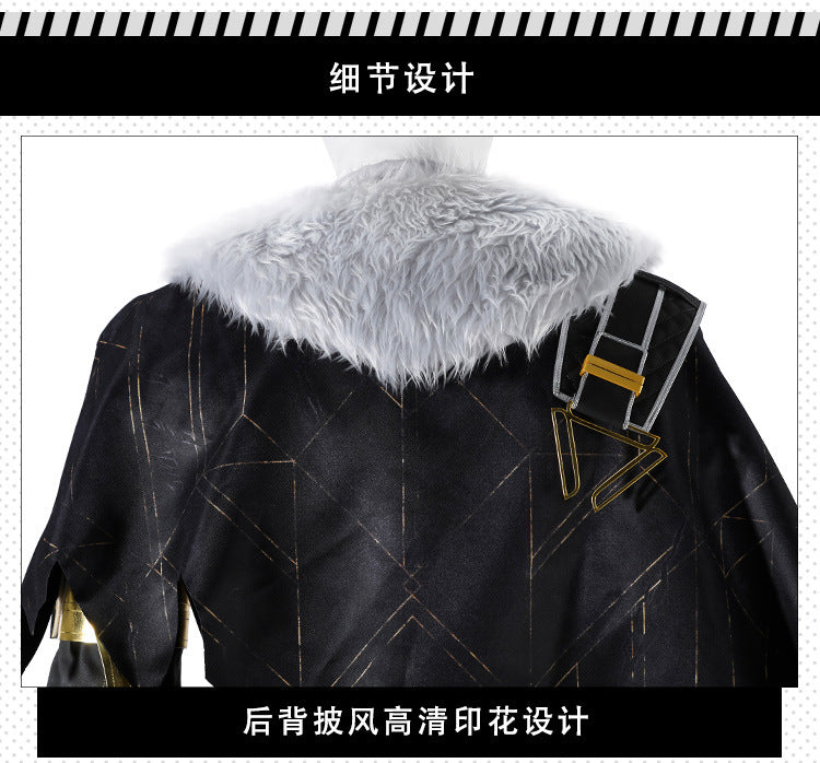 Shusheng-R Clair Obscur:Expedition 33 Verso Cosplay Costume Halloween Men's Fantasy Uniform Coat Props Shoes Accessories Set