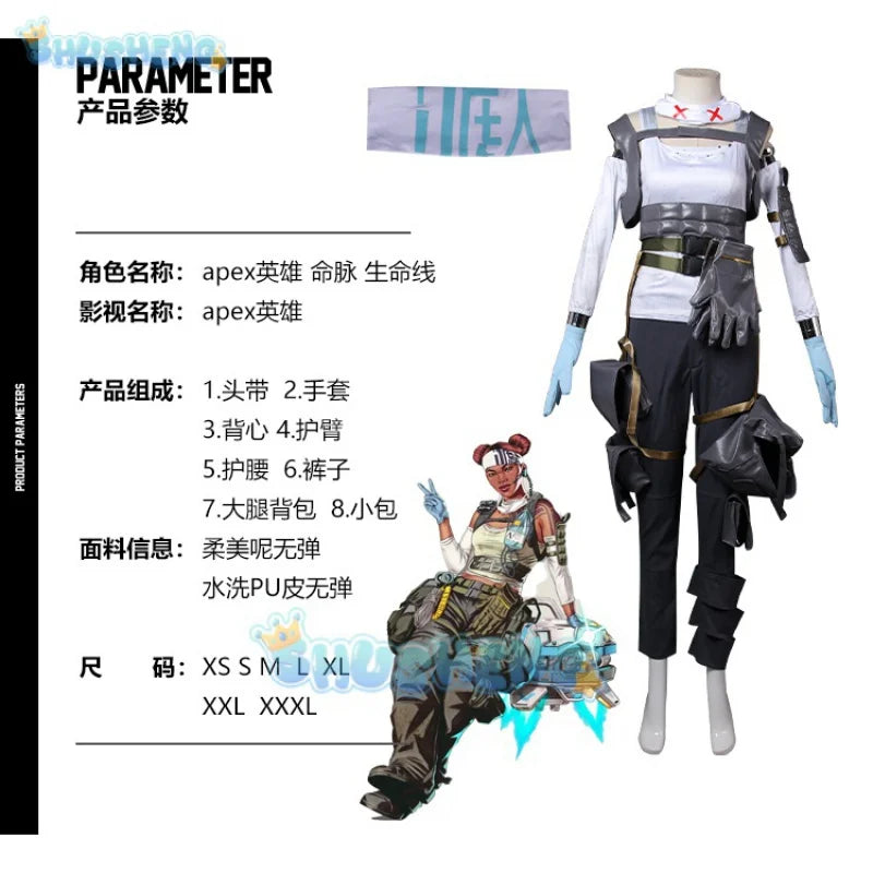 Apex Legends Ajay Che Cosplay Anime Costume Game Ajay Che Halloween Costumes Can Custom Made