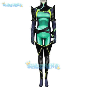 Valorant Viper Cosplay Costume Uniform Halloween Carnival Party Christmas Play Role Clothes Clothing for Women Shusheng