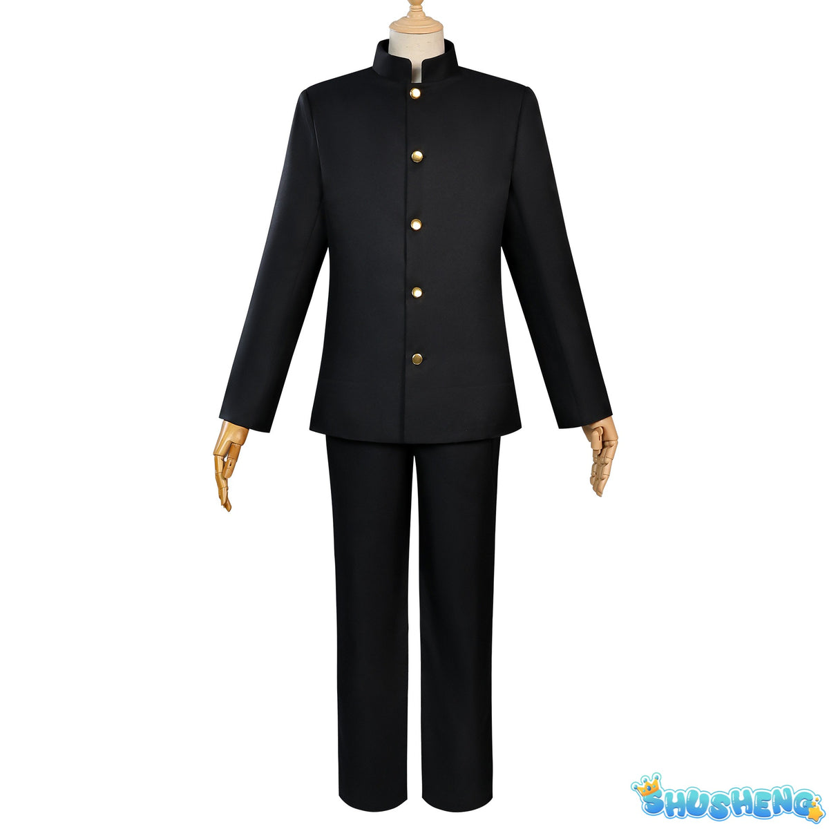 Anime GinpachiSensei Comic Con Gintama Shimura Shinpachi Costume Dk Shcool Suit Glasses For Man Halloween Christmas