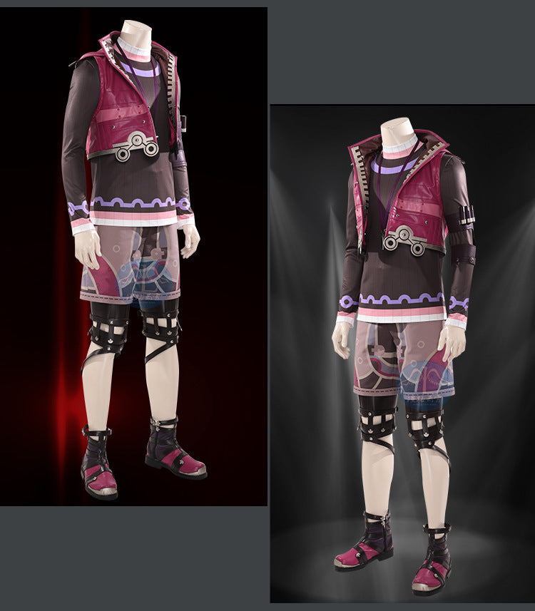 Xenoblade Chronicles Shulk Cosplay Costume Full Set Adult Halloween Costume