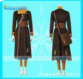 Frozen Snow Queen Anna Princess Cosplay Costume Outfit Full Sets Halloween Costumes Fancy Dress High Quality Party New