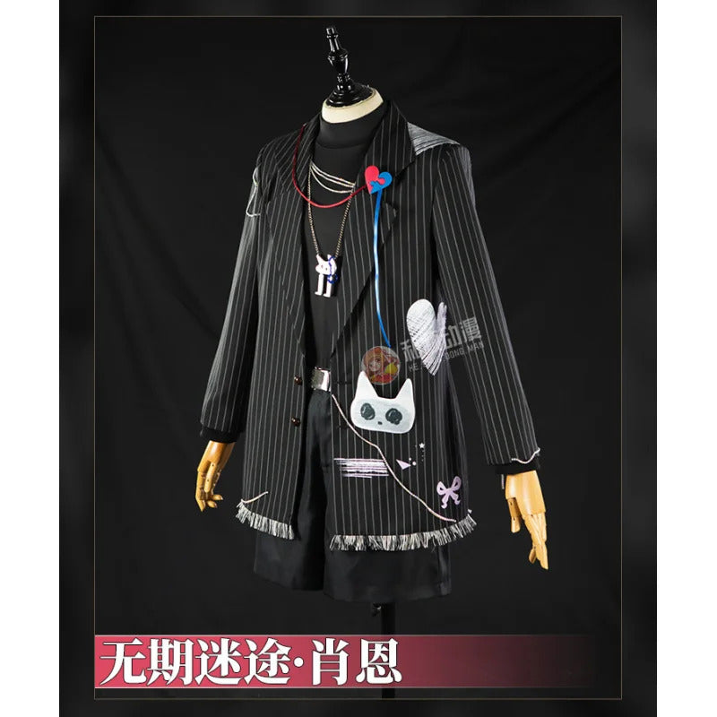 Game Path to Nowhere  MBCC-S-885 Sean Cosplay Costume Hat necklace belt jacket props wig set Halloween men women uniform