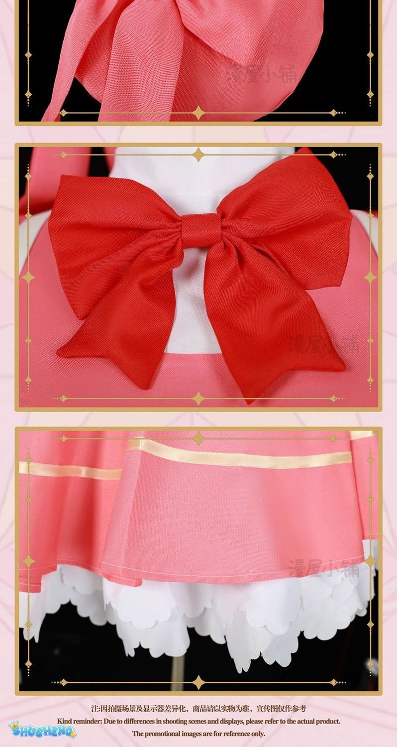 Unisex Anime Cos Kinomoto Sakura Cosplay Costumes Halloween Christmas Party Sets Uniform Suits