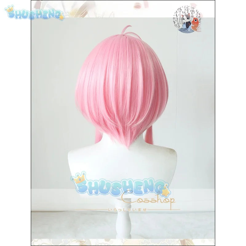 New Game Wuthering Waves Taoqi Cosplay Wig Pink Short Hair Havoc Natural Resonator Jinzhou Halloween Party For Women Girls