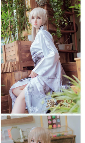 Yosuga no Sora Cosplay Costume Sora Kasugano Kimono Bathrobe Dress Japanese Summer Festival Kimono Women Dress