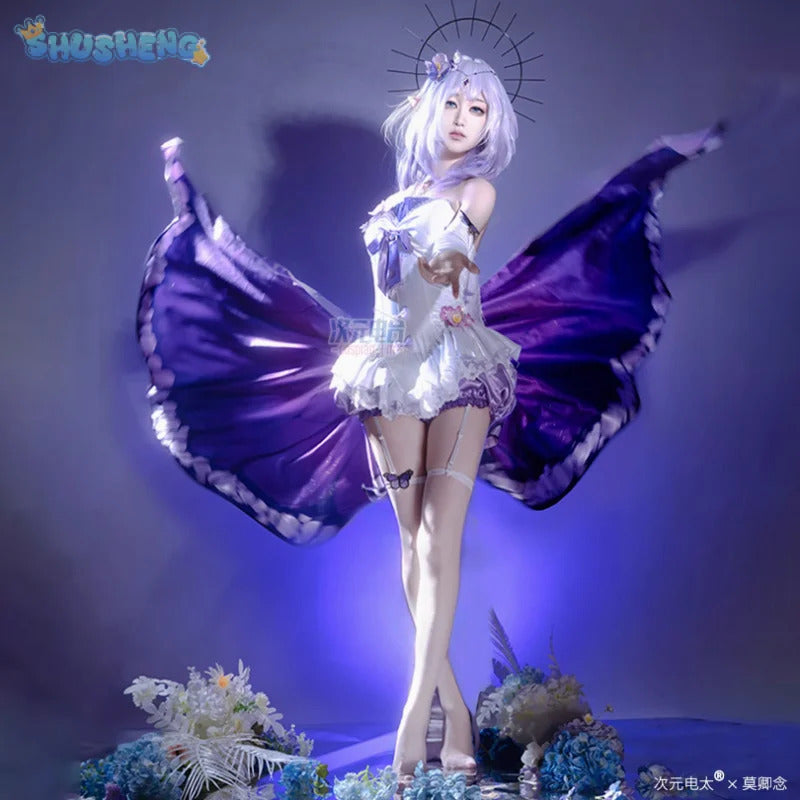 Game Honkai：Star Rail Castorice Cosplay Costume Halloween party new sweet dress wig accessories props Woman uniform set
