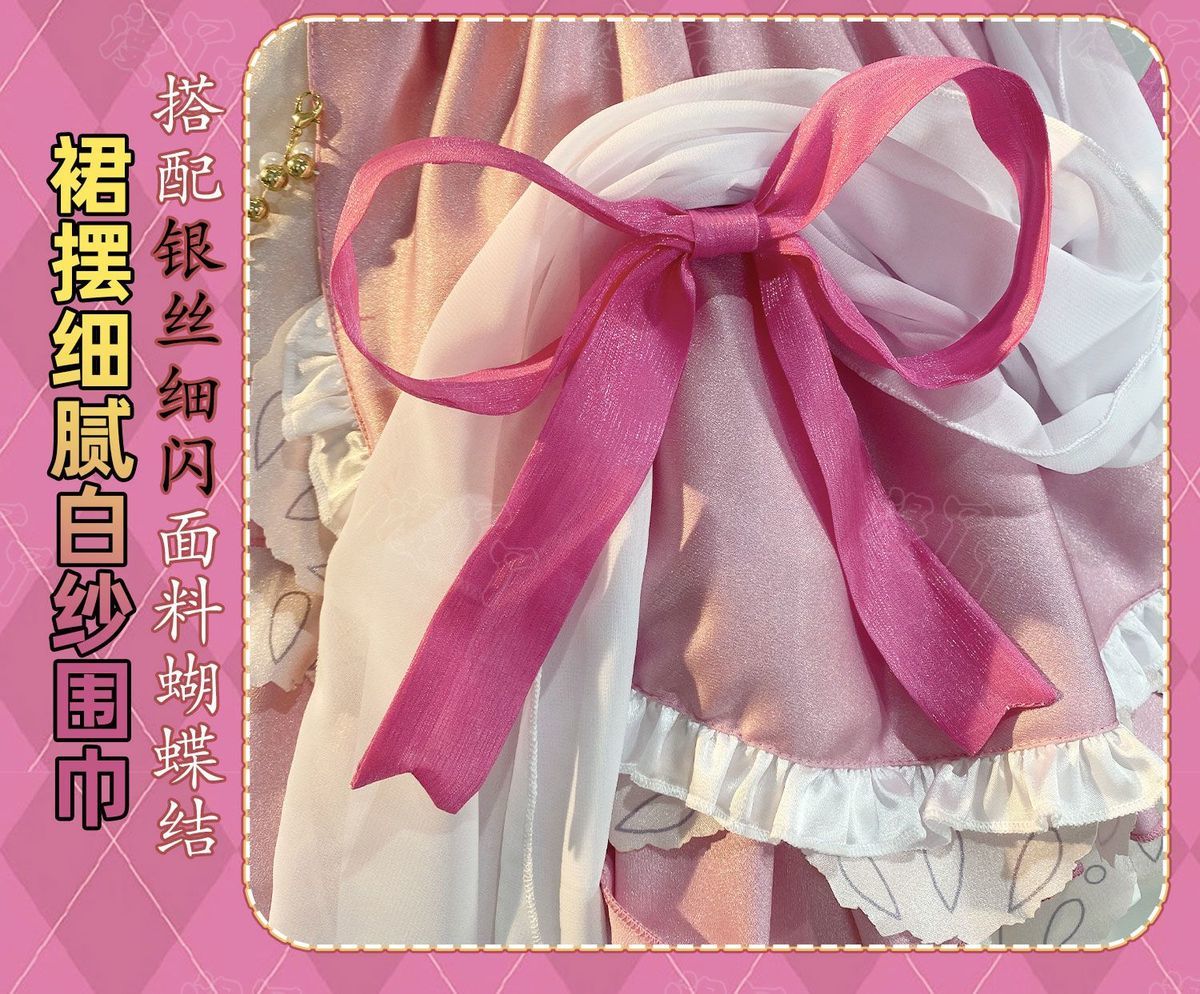 Hoshimiya Ichigo Cosplay Anime Aikatsu!Costume Sweet Lolita with Wings for Hallowmas Christmas Role Play Women