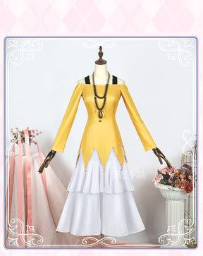 Anime Shugo Chara Tsukiyomi Utau Cosplay Costume Wig yellow Daily Dress Halloween Carnival Party Outfit