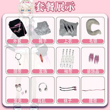 YouTuber VTuber Mococo Abyssgard Cosplay Costume Party Suit Top Skirts Halloween Uniform Anime Clothing Custom Made Shoes