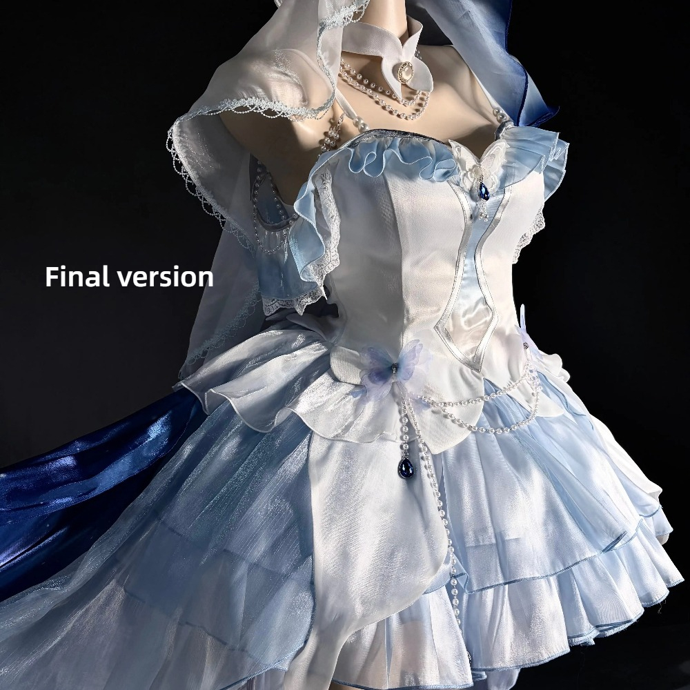 Game Cosplay Series: Wuthering Waves The Shorekeeper original wedding dress Cosplay sexy Costume full set Shushengcos