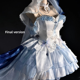 Game Cosplay Series: Wuthering Waves The Shorekeeper original wedding dress Cosplay sexy Costume full set Shushengcos