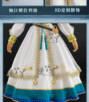 Identity V Anne Lester Toy Merchant Fashion Game Suit Gorgeous Dress Cosplay Costume Halloween Party Outfit Women