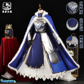 Saber Cosplay Costume Game Fate/Stay Night Cosplay DUDU-SR Artoria Pendragon Saber Women Costume Armor Arutoria Halloween FGO