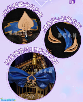 New Honor Of Kings Da Qiao Lolita Cosplay Dress Wedding Dress For Game Party Custom Made