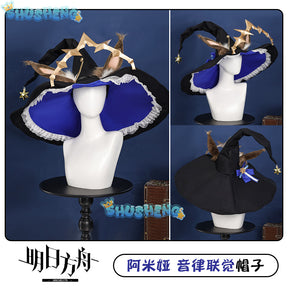 Arknights Amiya Cosplay Costume 2024 AMBIENCE SYNESTHESIA Game Suit Uniform Dress Hat Halloween Party Carnival Role Play Costume