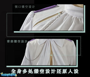 Luka Cosplay Costumes Fiber synthetic wig「HSIU 」 light yellow short hair Anime alien stage Luka cosplay Costume Wig