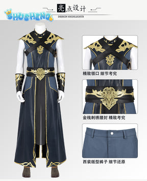 BG 3 Dark Urge Cosplay Costume Baldur Urge Robe Pants Accessories Outfit Man Gate 3 Comic Con Costumes