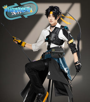  Zenless Zone Zero Asaba HSO-S6 Game Suit Cool Handsome Uniform Cosplay Costume Halloween Party Role Play Outfit Men