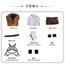Attack on Titan‌ Eren Mikasa Levi Armin Hange Historia Reiss Cosplay Costume Scout Regiment‌ Uniform Halloween Carnival Party