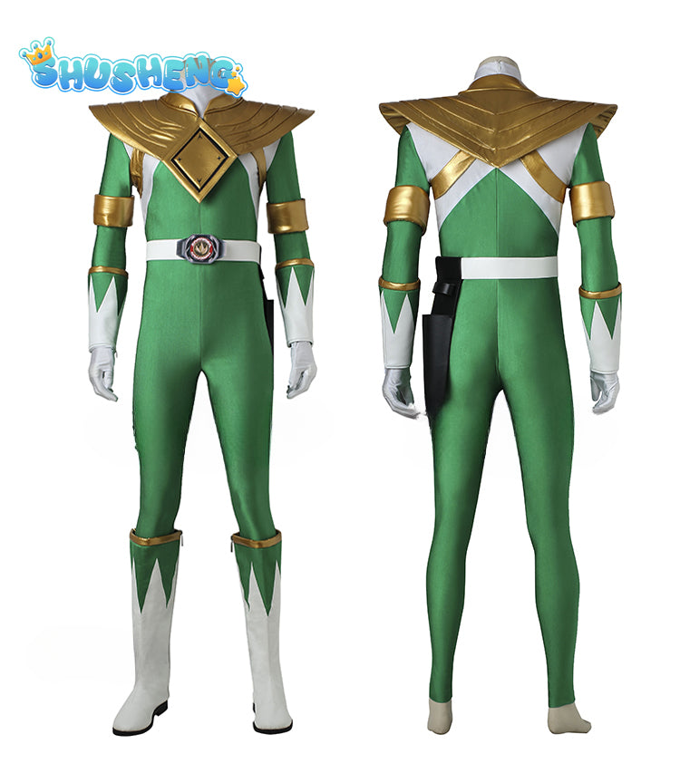 Kyoryu Sentai Zyuranger Burai Cosplay Costume Custom Size Kyoryu Sentai Zyuranger Green ranger Cosplay Halloween suit