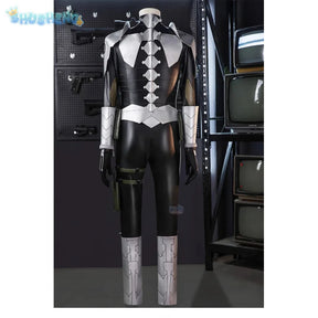 Kafka Hibino  Kaiju Cos No. 8  Cosplay Costume Halloween party high-quality leather jumpsuit shoulder armor prop accessory set