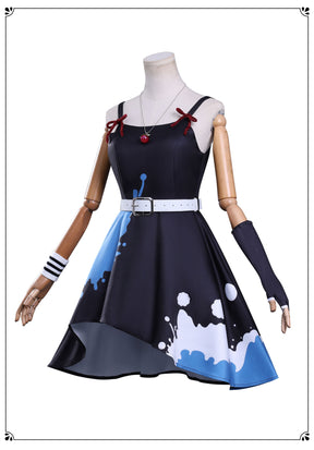Anime Girls Band Cry Hina Tomo 486 Cosplay Costume JK Dress Skirt Headwear Woman Sexy Carnival Halloween Suit