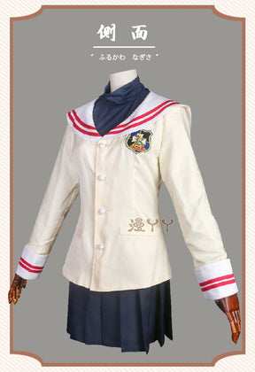 Nagisa Furukawa Cosplay Anime CLANNAD Costume Fujibayashi Kyou School Uniforms Dress Skirt Suit Game School Uniform JK Cos Installation