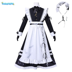 Anime NIJISANJI Kanae Cosplay Costume Male Servant Attire