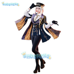 Shusheng Topaz Cosplay Honkai: Star Rail Costume Stone Heart Ten People Skin Fashion Business Suit Halloween Role Play Clothing