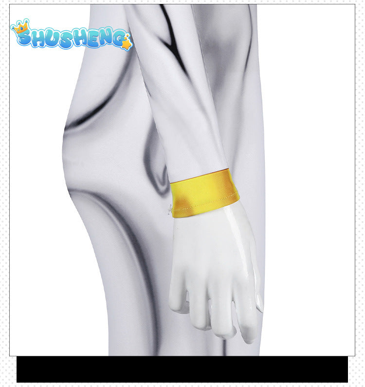 X Men 97 Storm Ororo Munroe Cosplay Costume Halloween Woman Bodysuit Zentai Jumpsuit with Cloak Party