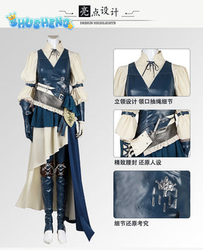 Final Fantasy XVI Jill Warrick Cosplay Costume FF16 Jill Outfit Full Set Women Halloween Carnival Party Clothes Custom Made