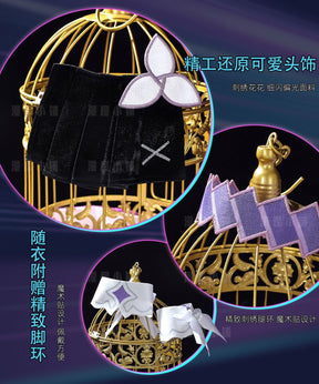 Xiao Qiao Costumes Witch Set Game Honor of Kings Cosplay Full Suits Halloween Costumes for Adults Anime Fancy Party Dress
