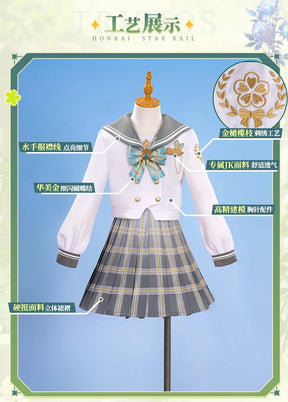 Honkai：Star Rail Firefly Spring Gift Cosplay Costume Uniform Halloween Carnival Party Christmas Play Role Clothes Clothing