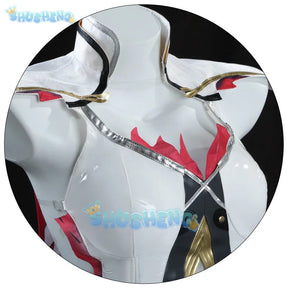 Wuthering Waves Camellya Cosplay Costume Wig Dress Earrings Rings Headwear Black Shores Jinzhou Halloween Party for Women Props