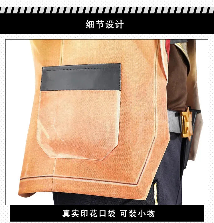 VALORANT Tejo Cosplay Costume Uniform Halloween Carnival Party Christmas Play Role Clothes Clothing for Men Shusheng