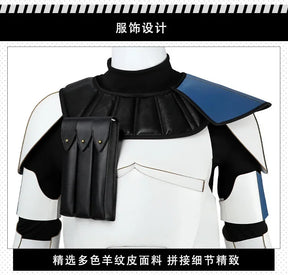 Captain Rex CT-7567 Movie Star Cosplay Costume Helmet shoes gloves waist bag prop set Halloween men women fantasy New uniform