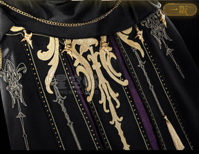 Shusheng-R Love and Deepspace Xavier Cosplay Costume Halloween Men's Fantasy Uniform Coat Props Shoes Accessories Set